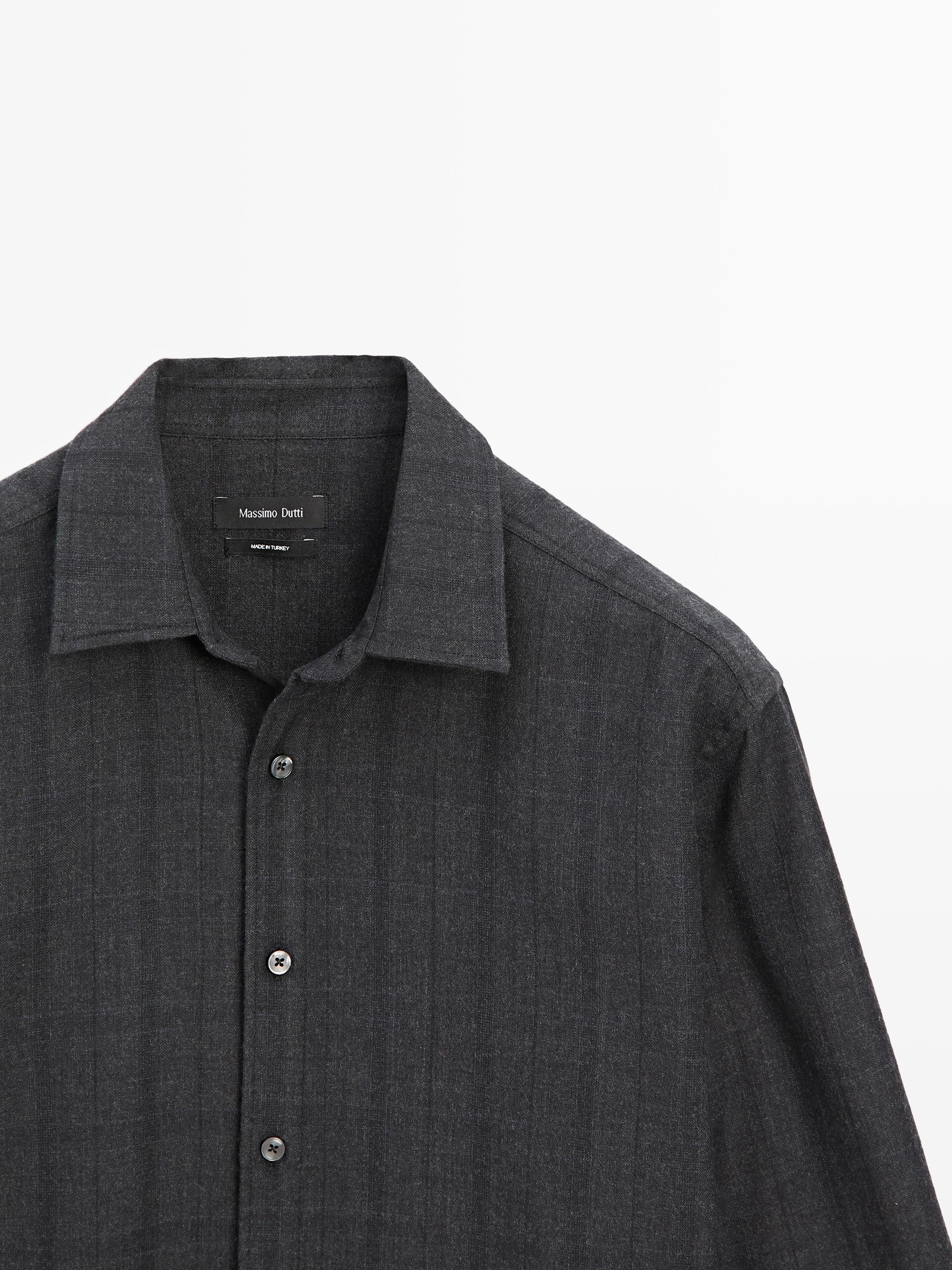 Chemise à carreaux regular fit